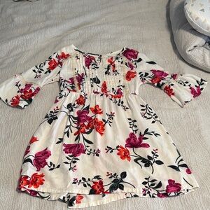 Old Navy Kids Dress - Pink and Red Floral